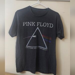 Pink Floyd The Dark Side of the Moon‎ Distressed T Shirt Mens Large Rock Black